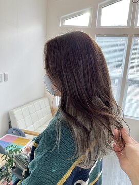 レポ(LEPO) インナーカラー&裾カラー