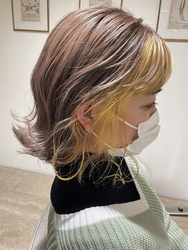 オブ ヘアー 自由が丘 ウエスト(Of HAIR WEST) インナーカラー