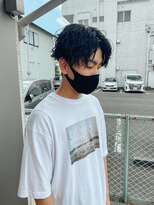 サーリー(SURLY)&nbsp;ゆるいパーマツイストスパイラルパーマセンターパート常田菅田