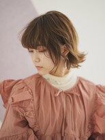 カペリベラ CapelliBella 香里園店&nbsp;くせ毛風ボブ/無造作/外ハネゆるふわボブ【カペリベラ香里園店】