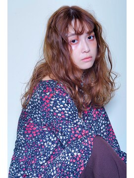 クシュ 所沢西口プロぺ通り(kusyu... ) ペールベージュセクションカラーグラデーションカラー外ハネボブ