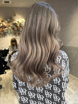 ロンド レア 天神大名店(Lond Le’a) バレイヤージュ/髪質改善/髪質改善トリートメント/グレージュ