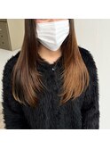 顔まわりレイヤーロング