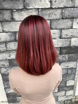 ライズ バイ レボ 柏店(RISE by REVO) イメチェン/似合わせカット/フルバング/レッドブラウン/柏