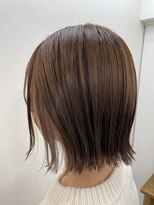 アールモンドヘア新世界 【北見】#切りっぱなし#イヤリングカラー#インナーカラー