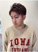 メンズショート×レッド