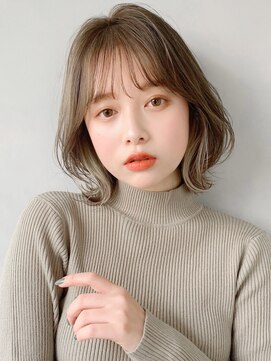 リヤン 表参道(lyann) 愛されこなれミディ似合わせカット20代30代40代◎薄めバング