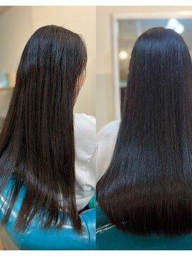 アメイズトーキョー 札幌大通(Amaz! tokyo) 小顔ネビージュワンレン/縮毛矯正/髪質改善/ツヤ髪/くせ毛