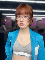 キジ(KIJI)&nbsp;★レイヤーボブ×オレンジブラウン★