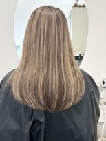 ミュール(mule)&nbsp;ハイライト/ベージュ/2回ブリーチ目安