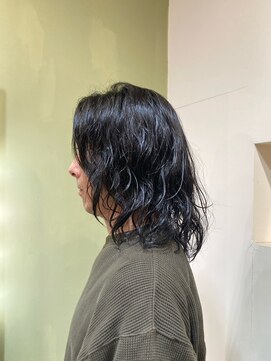 メンズロングパーマ