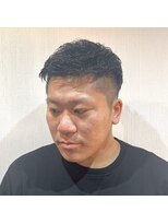 ジェントル(GENTLE) 男らしさ溢れる清潔感スタイル/ビジネス/メンズカット/黒髪