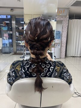 ショコララテ ヘアアレンジ