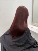 13856髪質改善チェリーレッド黒髪アッシュブラックワインレッド