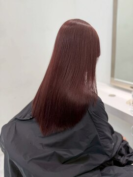 ベレーザシェルト(Beleza scelto) 13856髪質改善チェリーレッド黒髪アッシュブラックワインレッド