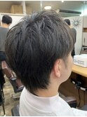 刈り上げなしのツーブロックスタイル