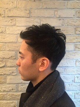 グラッドバーバードットエビス 恵比寿(GLAD BARBER. EBISU) サーフカール/スパイキーショート/ブルーブラック[恵比寿]