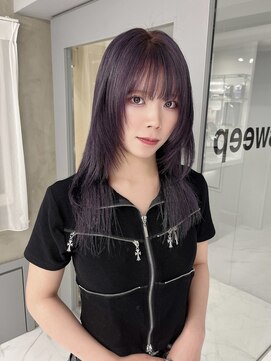 スウィープ(sweep) 透け感たっぷりラベンダーカラー