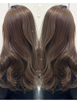 ジーナリア(Xena ria) 《Kaho》ダブルカラー　ブリーチ無しカラー　ベージュ