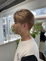 ニコ ヘアデザイン(nico hair design)&nbsp;ナチュラルフェザー×シルバーベージュ