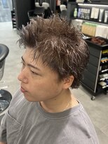 メンズ サロン ドット トウキョウ 町田店(men's salon dot. tokyo)&nbsp;ブラウンカラー/スパイキーショート