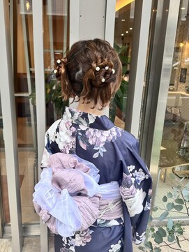 ヴィサージュプラス(VISAGE plus) クラゲヘア×浴衣