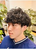 波巻きパーマ/マッシュ/ツーブロック