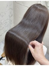 【髪質改善】髪質改善カラーで、艶と上品な発色を両立