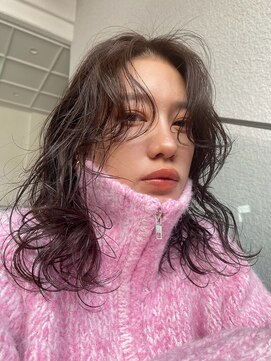 トリッカ 銀座(tricca) ニュアンスパーマ/顔周りレイヤー/レイヤーカット/小顔ヘア