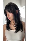 天神大名レイヤーカットミディアムレイヤーウルフレイヤー