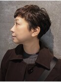 くせ毛多毛ベリーショートピクシー襟足絶壁大人悩み前髪バング