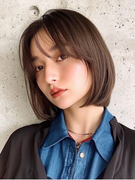 アンドレイ 表参道(andrey) 着物ヘア/大人ガーリー/ダークアッシュ/似合わせカット/表参道