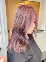 テトラ バイ ネオリーブ 横浜西口店(tetra by neolive)&nbsp;ピンクカラーローライトデザインカラー髪質改善横浜N