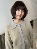 アクシス 栄店(`AXIS)&nbsp;馬渕ミルクティーブロンド/ダークブルー/デジタルパーマ/栄