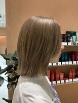 トリコ アヴェダ ららテラス北綾瀬(tricot AVEDA) レイヤー/レイヤーボブ/ハイトーンカラー/ミルクティーベージュ