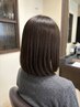 2位☆高保湿☆ 髪補修うるおい髪ヘアカラー+カット通常¥15400→¥12980