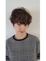 マカロニコースト(macaroni coast)&nbsp;ハイライト&外国人風ショート