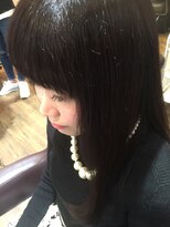 パティオンツー(PATIONN2)&nbsp;大人ツヤ髪暗髪ヴァイオレットブラウンストレートワンカール