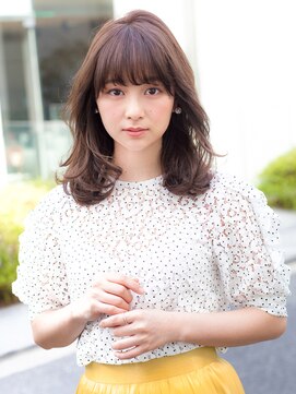 アフロート ディル(AFLOAT D'L) 《AFLOATディル 井上紗矢香》ふわっと小顔ミディアムハニ