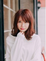 エマージュ 海老名店(Emerge)&nbsp;ピンク外ハネミディ