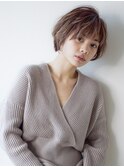 【AFLOAT 晃輔】丸顔に似合うショートボブ