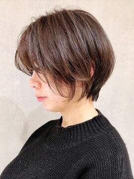 アルバム 渋谷パルコ(ALBUM) ふんわり丸みグレージュショート_アッシュブラウン_ba270331