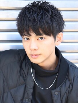 ネイビー(NAVY) 刈り上げなしで造る！オールラウンドショート