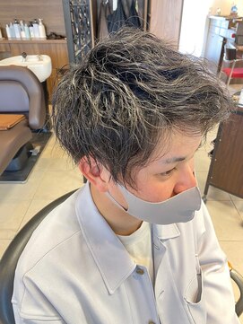 美容室 ぽ歩ビーアップ ステージワン(Be up STAGE1) [ぽ歩゜Be-up stage1]メンズパーマスタイル