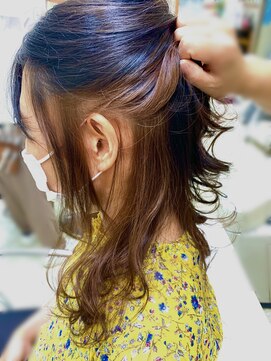 サユリ 高尾(SAYURI) ブリーチ無し◎インナーピンクブラウン