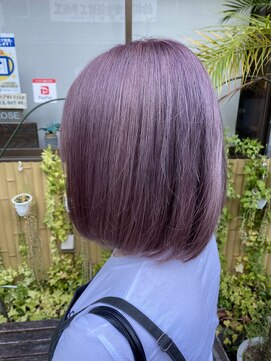 アイエン(aien) 色落ちまで可愛い◎シルキー×ラベンダー/中崎町/梅田