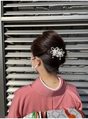 入学式ヘアセット