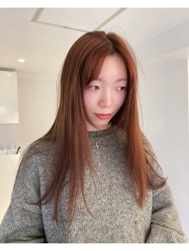 ノーカ 代官山(nohka) ブリーチなしのオレンジカラー