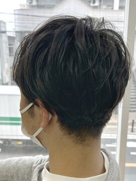 ヘッズ 本八幡店(HEADS) MEN'S HAIR センターパート ツイストスパイラル コンマヘア