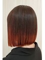 ジーナ 川口(Zina) ボブのグラデーションカラーも可愛い◎